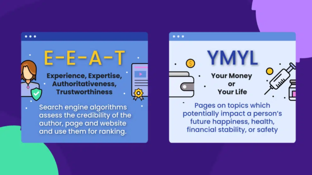 Role of E-E-A-T in Sensitive Topics and YMYL Content