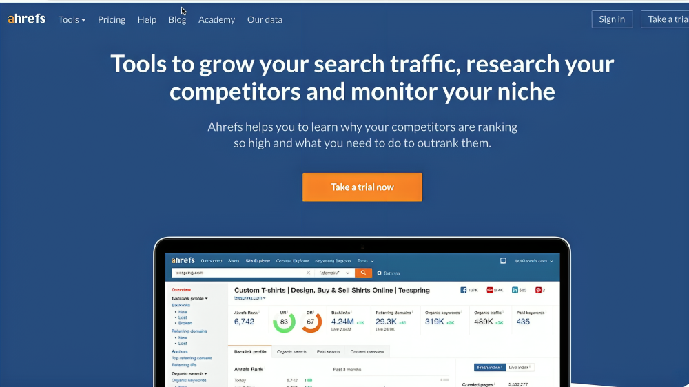 screaming frog vs ahrefs