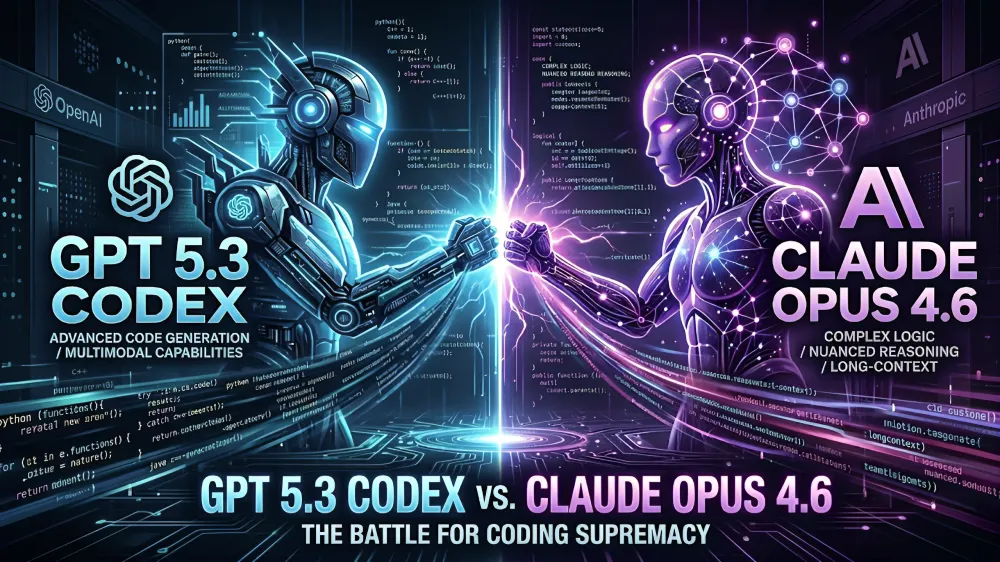 gpt 5.3 codex vs claude opus 4.6