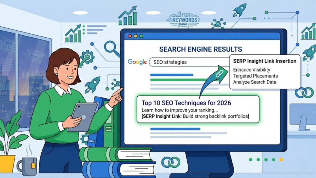 serp insight link insertion