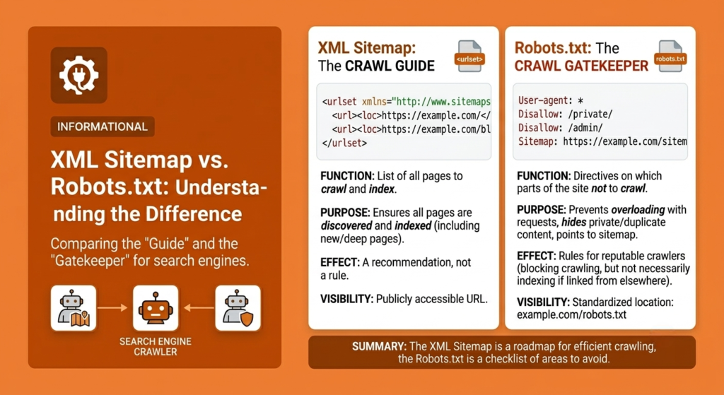 XML Sitemap vs Robots.txt