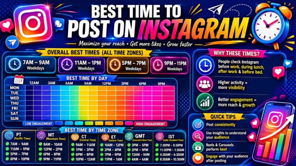 best time to post on instagram