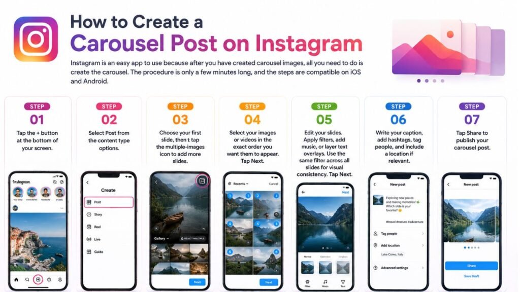 How to Create a Carousel Post on Instagram