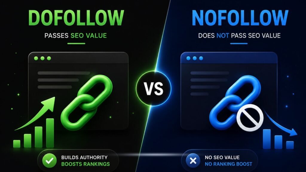dofollow vs nofollow