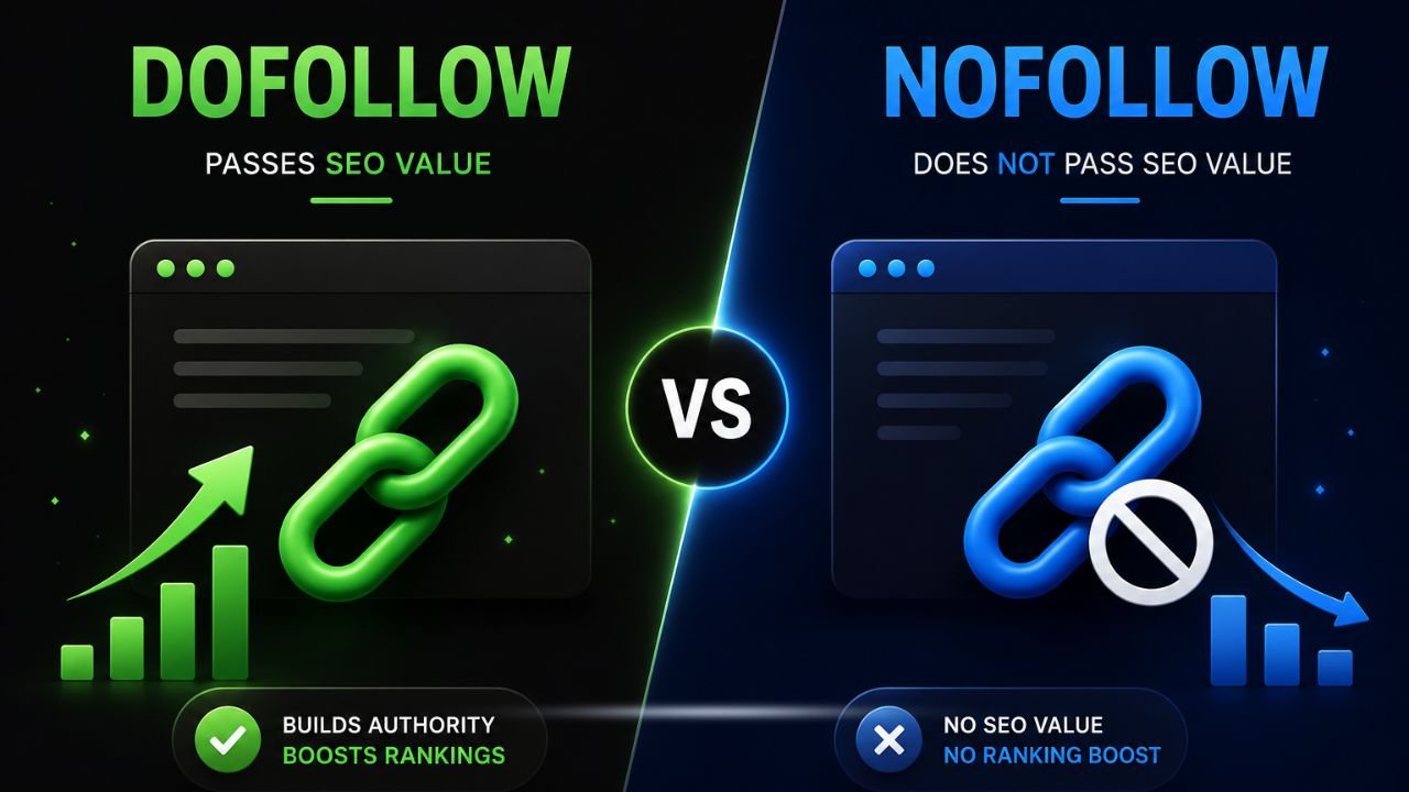dofollow vs nofollow