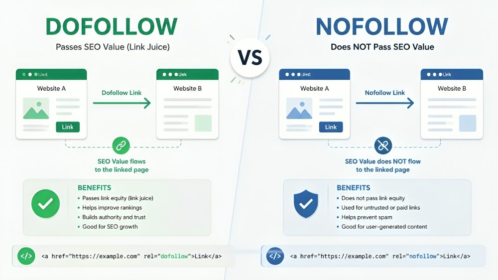 dofollow vs nofollow links